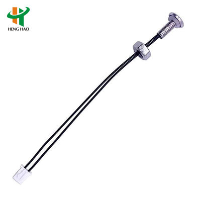 Steel Head NTC Thermistor Temperature Sensor with B25/85 2 Wire and 3 Wire Options for Car Refrigerator