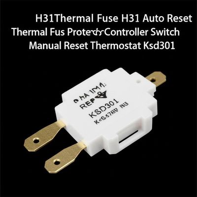 H31 Fuso termico H31 Autoreset Controller Protector Fuso termico Switch Reset Manuale Termostato Ksd301