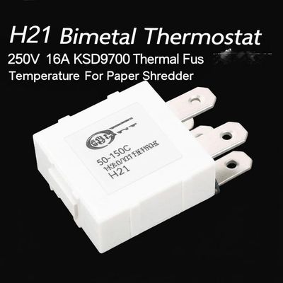 H21 Termostato bimetallico 250V 16A 50-150C KSD9700 Interruttore di temperatura del fusibile termico per tritare carta