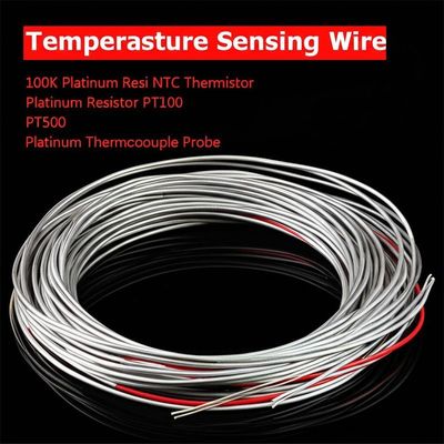 Sensore di temperatura termistore NTC protetto IP68 con resistore al platino da 250 V 16 A e R25 da 5K a 100K