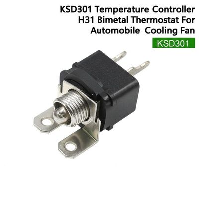 KSD301 H31 termostato bimetallico termostatico con 100000 cicli e gamma -10~300°C per ventilatore di raffreddamento di automobili