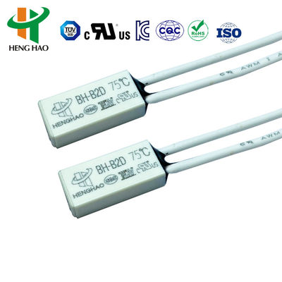 Automatic Reset Mini Thermal Switch con temperatura di funzionamento 30~150°C 24V DC Voltage Rating e 10000 Life Times